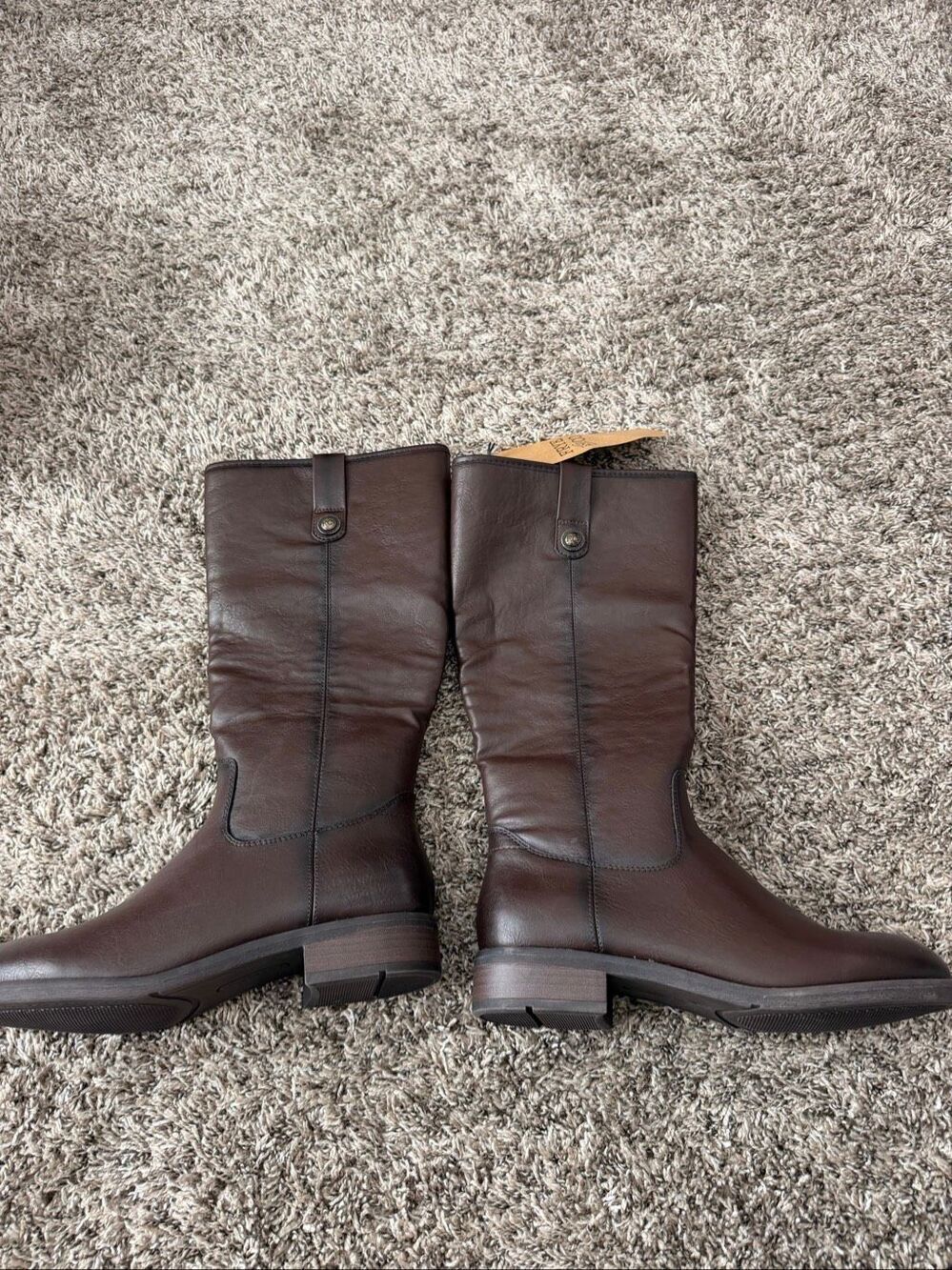 Frye and Co. Womens Charlize 2.0 Block Heel Riding Boots Size 8.5